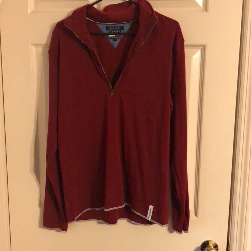 Zip front sweater